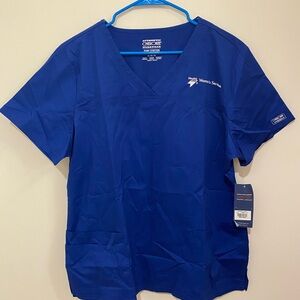 Cherokee Men’s Short Sleeve Scrub Top - Royal Blue